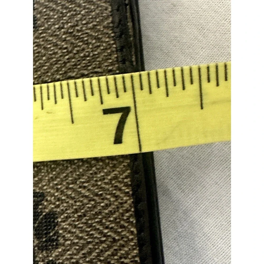 Bulgari Authentic RARE HERITAGE script Bifold Wallet in Canvas and Leather